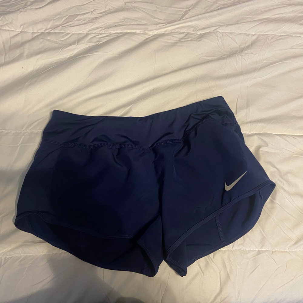 Navy blue nike dri fit shorts. good condition